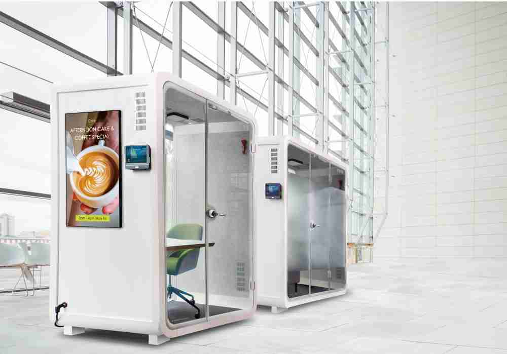 z6mg·人生就是博子公司达擎之智慧行动办公舱，，，，采用PDLC智能调光玻璃设计，，，，透过通电与断电的电流切换，，，，呈现透明与雾面效果，，，，具节能降耗特性并兼顾隐私，，，确保信息安全